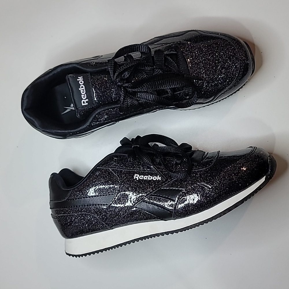 NWOT REEBOK Glitter Sparkle Lace Up Sneakers Originals Classic